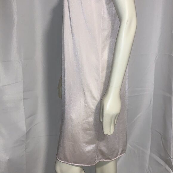 VGT pink nylon and lace sheer nightgown. Size medium - Picture 9 of 11